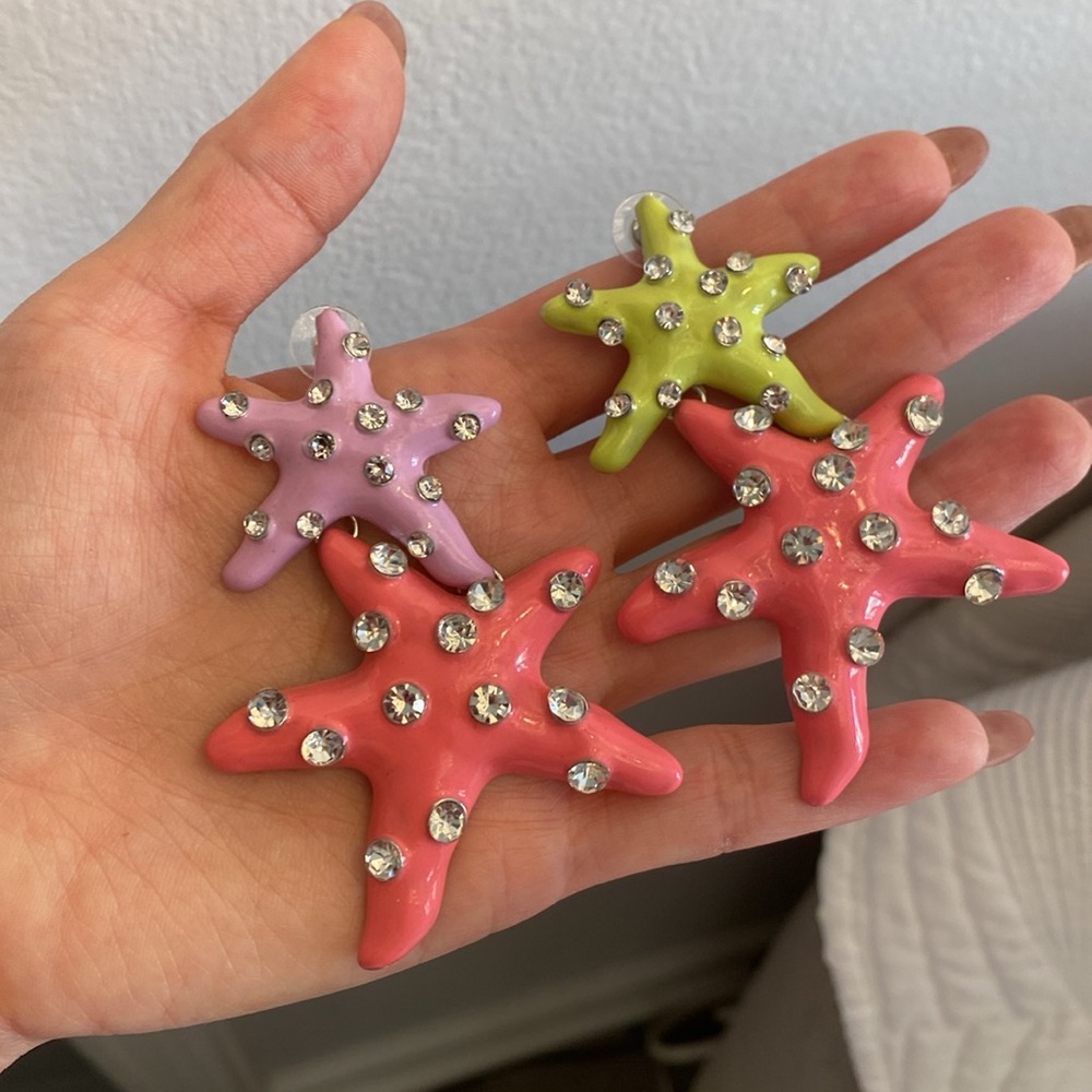Zara star shape earrings - Picture 2 of 4